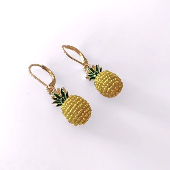 Napier Pineapple Earrings - Picture 1 of 4